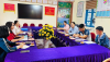 Trường mầm non Noong Luống đón đoàn giám sát thường xuyên hoạt động y tế trường học và hướng dẫn ngộ độc thực phẩm đối với bếp ăn tập thể năm 2025