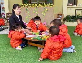 Các hoạt động của cô và trẻ